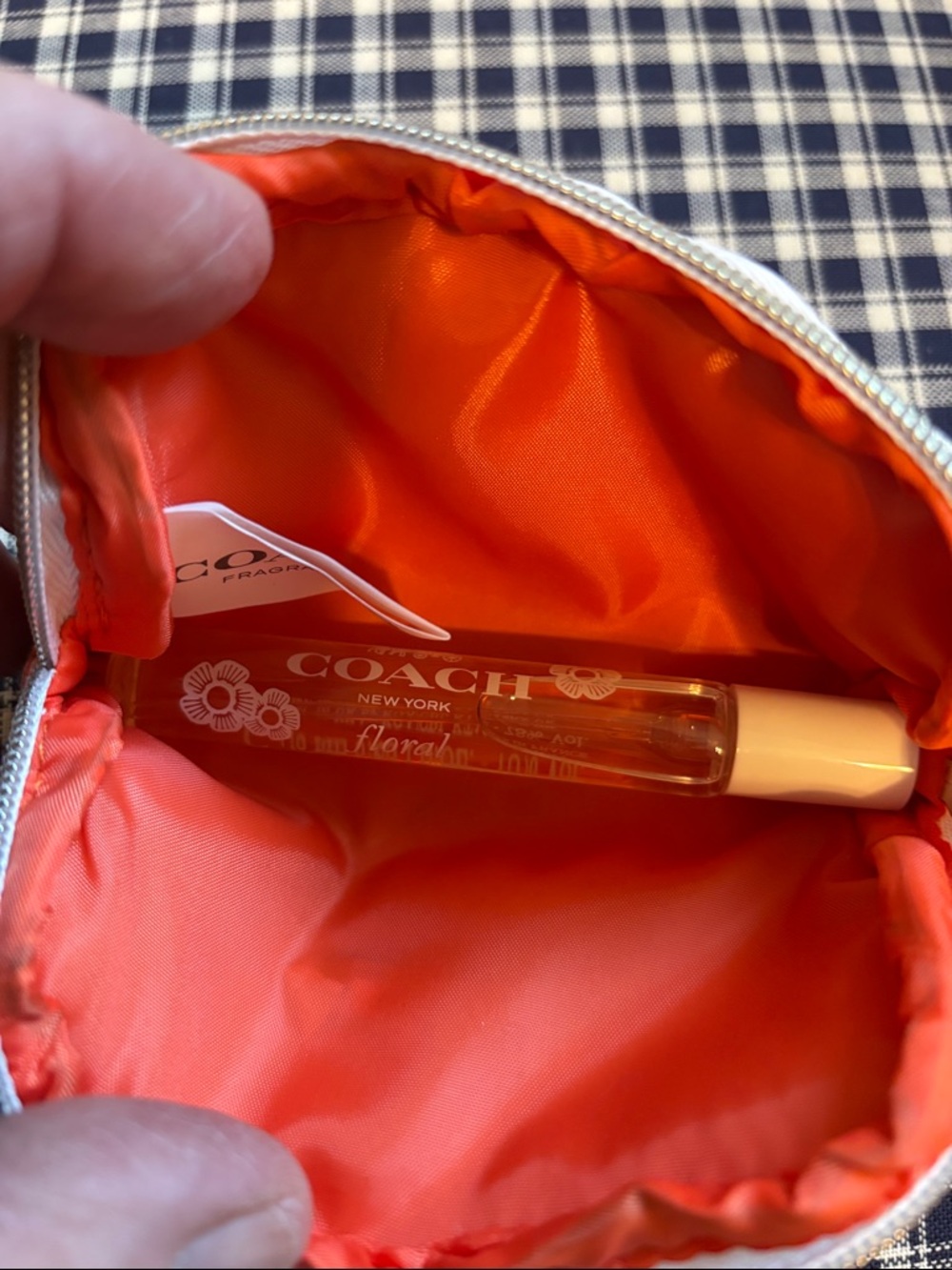 COACH Floral Small Zip Pouch - Picture 8 of 9